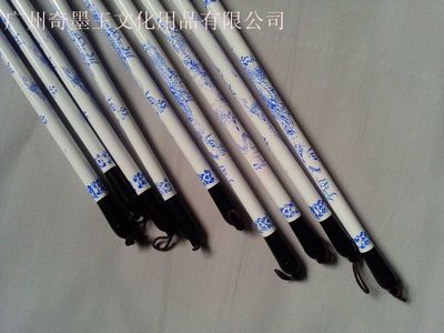 廠家直銷青花狼毫毛筆批發 優選奇墨王，打造文化用品一站式采購方案